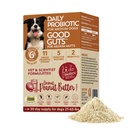 Fidobiotiques Bonnes guttes pour les mutants moyens Probiotiques pour chiens, 6 milliards d'UFC, 11 souches, 5 enzymes digestives, 2 prébiotiques, la santé des guets digestifs pour chiens, suppléments pour adultes et chiots probiotiques (30 jours)