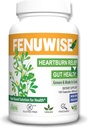 Natuurlijke Fenegriek Fiber Capsule supplement voor zure verlichting - Premium Vegan Dieetsupplement ter ondersteuning van de spijsvertering gezondheid, 120 Tellen