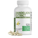 Bronson Dandelion Root High Potency Supplement, ondersteunt algehele goede gezondheid en welzijn, Traditioneel Diuretisch Herb - niet-GMO, 120 Vegetarische Capsules