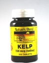 Nature's Blend Kelp 150mcg (jodium), 200 tab, (verpakking van 2)