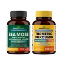 Sandhu Kruiden Seamoss & Turmeric Curcumin met Bioperine Capsules 