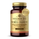 Solgar Vitamine D3 Cholecalciferol 250 MCG 10000 IE Softgels helpt bij het behouden van gezonde botten Tanden Immuunsysteem ondersteuning Non-GMO Gluten, Zuivelvrije porties, 180 Tel.
