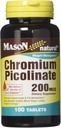 Mason Vitaminen Chroom Picolinaat Tabletten, 60 Tellen
