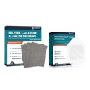 Silver Calcium Alginate Dressing (4'x4'10st) +Transparant Film Dressing (2,36" x 2,75" 100st)