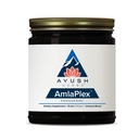 Ayush Herbs AmlaPlex - Amla Jam, Chyawanprash for Immune Support & Digestive Health, Chyavanprash, Indian Honey Jam with Amla, Ashwagandha - 10.6 oz Jar (1 graaf)