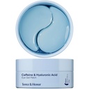 TEREZ & HONOR Under Eye Patches for Dark Circles - 60 Korean Hydrogel Maskers for Puffiness, Bags with Cafeine, Hyaluronic Acid, Niacinamide - Undereye Brightening, Hydrating, Anti-Wrinkle & Cooling