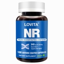 Lovita NR (Nicotinamide Riboside) 840 mg, NAD Supplement met Trans-Resveratrol en Betaine, bevorderen NAD Plus niveaus, gezonde veroudering, 100 Veganic-Coated Capsules