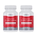 Omax3 2 Pack- HydroCurc Turmeric Curcumin Softgels, Highly Bio available MCT Oil Nanoparticle for Potency & Absorptie, Joint Health, 120 Softgels