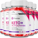 Premier Keto ACV Gummies - Officiële Formule, Premier Keto Gummies Blast Plus voor maximale sterkte met Apple Cider Vinegar 1000MG, ACV Keto Premier supplement Vitamine B12 Folaate Beetwortel (5 Pack)
