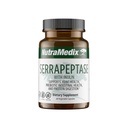 Nutramedix Serrapeptase Supplement - Proteolytische enzymen voor digestie + Inuline - Gemaakt om Digestieve Gezondheidsondersteuning te ondersteunen - Gluten, soja en zuivelvrije (60 capsules)