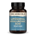 Dr Mercola Acide liposomique hyaluronique, 30 portions (30 gélules), 100 mg par gélule, supplément alimentaire, favorise l'apparence cutanée, non-OGM