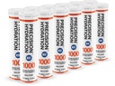 Precisie Hydration Electrolyte Tablets - Multi Strength Bruisende Hydration Tablets - Combats Cramp - Low Calorie, Glutenvrij, Vegan/Vegetarisch Vriendelijk (12 Tubes, 1000mg/L - Orange Tube)