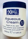 XBC Aqueous Cream Verzachtend middel 500ml Large Tub Relief voor droge huid