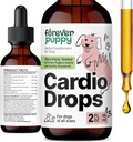 Forever Puppy Cardio Drops for Dogs - Hawthorn Berry & Motherwort Herb - Liquid Antioxidant Supplement with Gotu Kola Leaves & Lavendel Extract - 2 fl oz