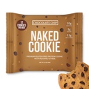 Naked Chocolate Chip Proteïne Cookies - Premium Glutenvrije Hoge Proteïne Cookies, Slechts 1G Suiker, 6G Vezel, Geen kunstmatige zoetstoffen, Sojavrij, Geen Gmos - 12 Pack