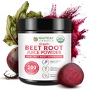 Beetwortelsap poeder biologisch - koud geperst - 20:1 concentraat - geconcentreerd bietenwortelpoeder - stikstofoxide - Circulatiesteun - 57 porties bietenwortelsupplement - 7oz