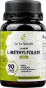 Lu'Lu Naturals L-methylfolaat 15mg Geoptimaliseerd en geactiveerd Foliumzuur. 90 Veggiecaps Methylfolaat, L-5-mthf