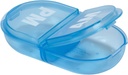 Ezy Dose Travel Pocket Pharmacy Pill Box en Medicine, Vitamine Container, Dagelijks, AM PM Planner en Opslag, Snap Compartments, Pack of 6, Colros May Vary