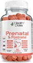Prenatale/Postnatale Complex Supplement. Vitamine B6, B12, C, Zink. 90Ct