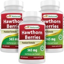 Best Naturals Hawthorn Berry 565 mg 180 capsules (180 telling (verpakking 3))