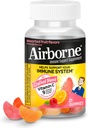 Airborne 750mg Vitamine C Gummies voor volwassenen, Immuun Ondersteuning Supplement met krachtige antioxidanten Vitaminen A C & E - 21 Gummies, Assorted Fruit smaak