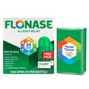 Flonase Allergie Relief Neusspray, 24-uurs Niet-Drowsy Multi-Symptoom Relief 