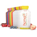 Huma Plus (Dubbele Elektrolyten) - Chia Energy Gel, Variety Pack - Maagvriendelijk, Real Food Energy Gels (12 Origineel en 12 Plus Gels)