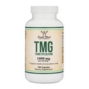 Suppléments en bois double TMG Triméthylglycine Supplément 1000mg par portion, 180 Capsules (compléments TMG pour le contrôle de l'homocystéine) TMG véritable avec une odeur de poisson, sans gluten, non-OGM