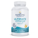 Nordic Naturals Ultimate Omega, Lemon Flavor - 120 Zachte Gels - 1280 mg Omega-3 - High-Potency Fish Oil Supplement met EPA & DHA - Promoot Brain & Heart Health - Non-GMO - 60 Servers