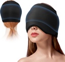 Migraine Ice Head Wrap Hoofdpijn Relief Hat voor Migraine met koude en warme therapie Flexibele ijshoofd Wrap voor gezwollen ogen Koude Compress Hoofdpijn Relief Cap voor spanning Sinus & Stress