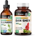BIO Krauter Clears Tinctuur 4 Fl. Oz. & Dan Shen 100 Capsules