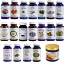 Hekma Center Suppléments Package pour MS - 18 herbes médicinales et miel Sidr avec gelée royale - 100% naturel, bio pur - Vegan - Suppléments pour M.S