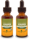 Herb Pharm Certified Organic Liquid Extract for Urinary System Support Juniper 1 Fl Oz (verpakking van 2)
