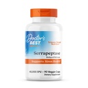 Doctor's BEST Serrapeptase, 40.000 SPU, ondersteunt Sinus Health, Non-GMO, Vegan 90 Veggie Caps