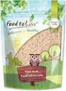 Food to Live - Whole Psyllium Husks, 6 Ounces - Pure Psyllium Husk Flakes, Unflavored, Keto, Vegan, Bulk. Grote Bron van Oplosbare, Onoplosbare Vezel. Gaat geweldig met water, smoothies, sap