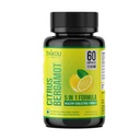 Citrus Bergamot 1110mg - 25:1 Extrait - Supplément de puissance élevée avec noir Choke Berry, Niacine, Olive Leaf & Extrait de poivre noir - Vegan - 60 Capsules