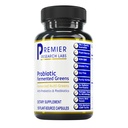 Premier Research Labs Probiotique Fermented Greens - Supplément Super Greens, Superfood Blend, Vitamines organiques avec Probiotique - Verts quotidiens avec épinards, Chlorella, et plus - 150 capsules remplies de poudre