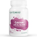 AMBROSIEAL Calcium Magnesium Zink met Vitamine D3 Verpakking van 1-60 capsules