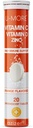 U-MORE Vitamine C 1000mg & Zink + Vitamine D, 20 Bruistabletten, Oranje smaak, Immuun Ondersteuning Supplement, Snel oplossen, Verhoogt het immuunsysteem, Ondersteunt gezonde huid, haar, en nagels