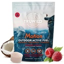 TruWild Motion All Natural Pre Workout Powder Drink Mix for Men & Women with No Jitters or Crash, Whole Food Plant Based Vegan, Organic with Electrolytes + BioPerine, 20 Servers (Coconut Raspberry)