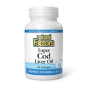 Natuurlijke factoren Cod Lever Olie, 90 Capsules