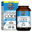 Garden of Life Vitamine Code Raw One for Men, Once Daily Multivitamine, 75 Capsules, One a Day Heren Vitaminen Plus Fruit, Veggies & Probiotica for Mens Health, Vegetarische Multivitaminen