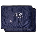 2 packs de gel FlexiKold (Standard Large : 10,5" x 14,5") - Pack froid réutilisable pour blessures, pour soulagement de la douleur au dos, tampon anti-migraine, après chirurgie, postpartum, maux de tête, épaules - 6300-COLD 2PK