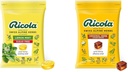 Ricola suikervrije citroenmunt kruiden Hoest Suppressant Throat Drops, 105ct Bag & Original Natural Herb Cough Drops, 115 Cough Suppressant & Throat Relieving Drops
