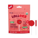 Lolleez Biologische Lolly's voor kinderen Sore Throat Relief, Variety Pack Perfect voor het kalmeren van een pijnlijke keel terwijl Proeverij Groot, Aardbei, Watermeloen & Orange Mango, 28 Tellen
