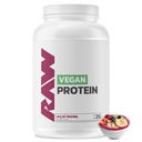 RAW Vegan Protein Powder, Acai Bowl - 20g Plant Based Protein Powder en versterkt met vitamines voor spiergroei & Recovery - Low-Fat, Low Carb, Naturally Flavored & Sweetened - 25 Servers