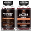 EFFECTIVE NUTRA Paddestoel Gummies & Saffron Gummies