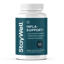 Infla-Support Plus- 750mg kruidensupplement Mengen met Curcumin en Ashwagadha Extract, Shatavari, Kavach, Fenegriek, Pippali, Guduchi, Shilajit, Goshura en Sunthi 60ct