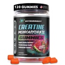 Creatine Gummies 5g- Natuurlijke Creatine Monohydraat voor mannen & vrouwen- Heerlijke aardbeien Watermeloen smaak- Boost sterkte, energie & spiergroei- Vegan Pre Workout Gummies- Made in USA
