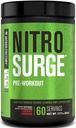 Jacked Factory NITROSURGE Pre workout supplement - eindeloze energie, instant kracht winsten, duidelijke focus, intense pompen - NO Booster en krachtige preworkout energiepoeder - 60 porties, Cherry Limeade